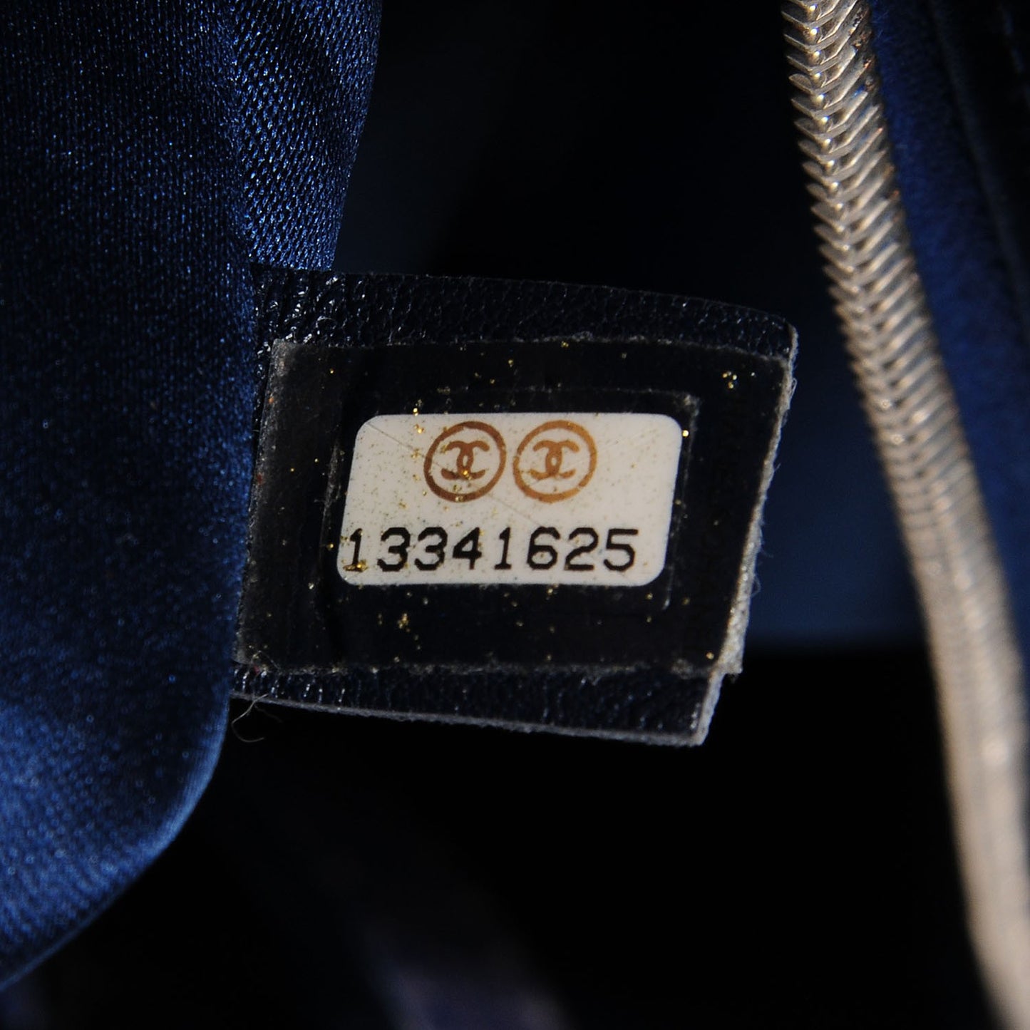 Glazed Calfskin XL on the Road Tote Dark Blue