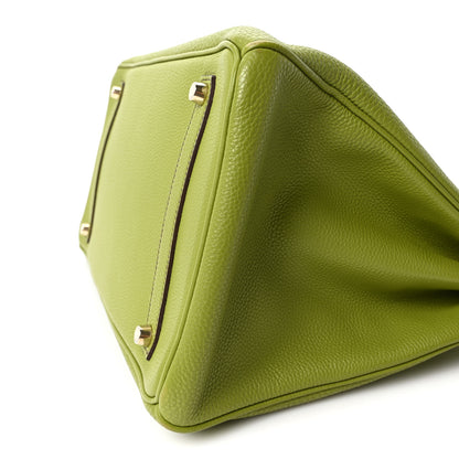 Hermes Togo Birkin 35 Vert Anis 10 of 10