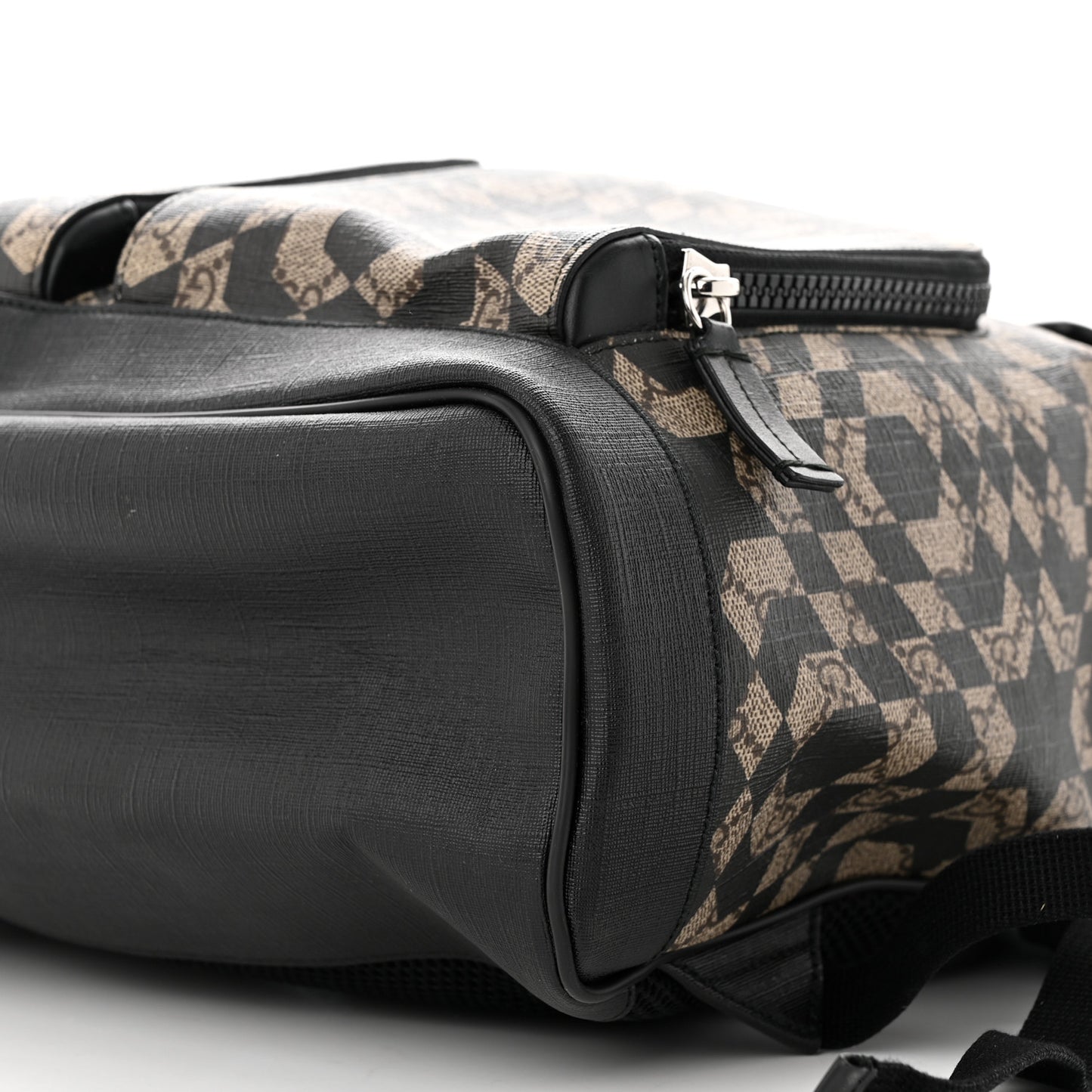 GG Supreme Monogram Caleido Backpack Black