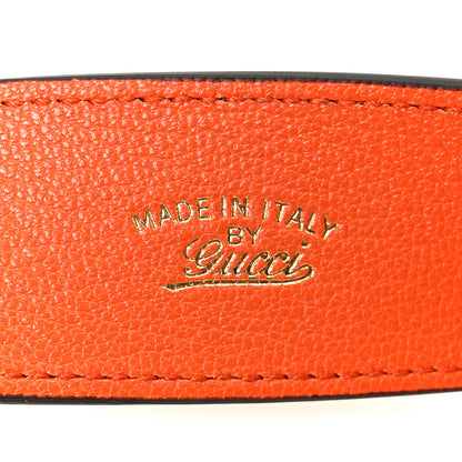 Gucci Goatskin Mini Aphrodite Shoulder Bag Orange 7 of 10