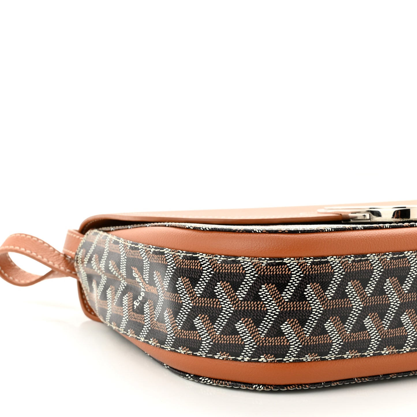 Goyardine 233 PM Shoulder Bag Black Gold