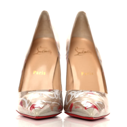 Christian Louboutin PVC Loubi Print So Kate 120 Pumps 37.5 Kraft 2 of 8