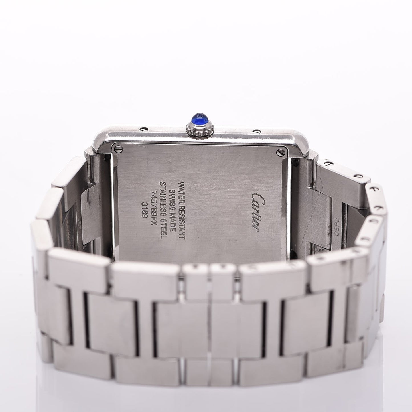 Stainless Steel 27mm Tank Solo Quartz Watch