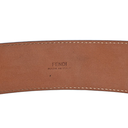 Fendi Vitello F is Fendi Bi-Color FF 1974 Embossed Belt 90 36 Maya Black 4 of 5