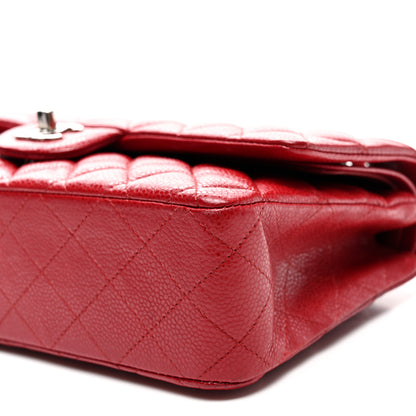 Chanel Caviar Quilted Medium Double Flap Red 10 of 10