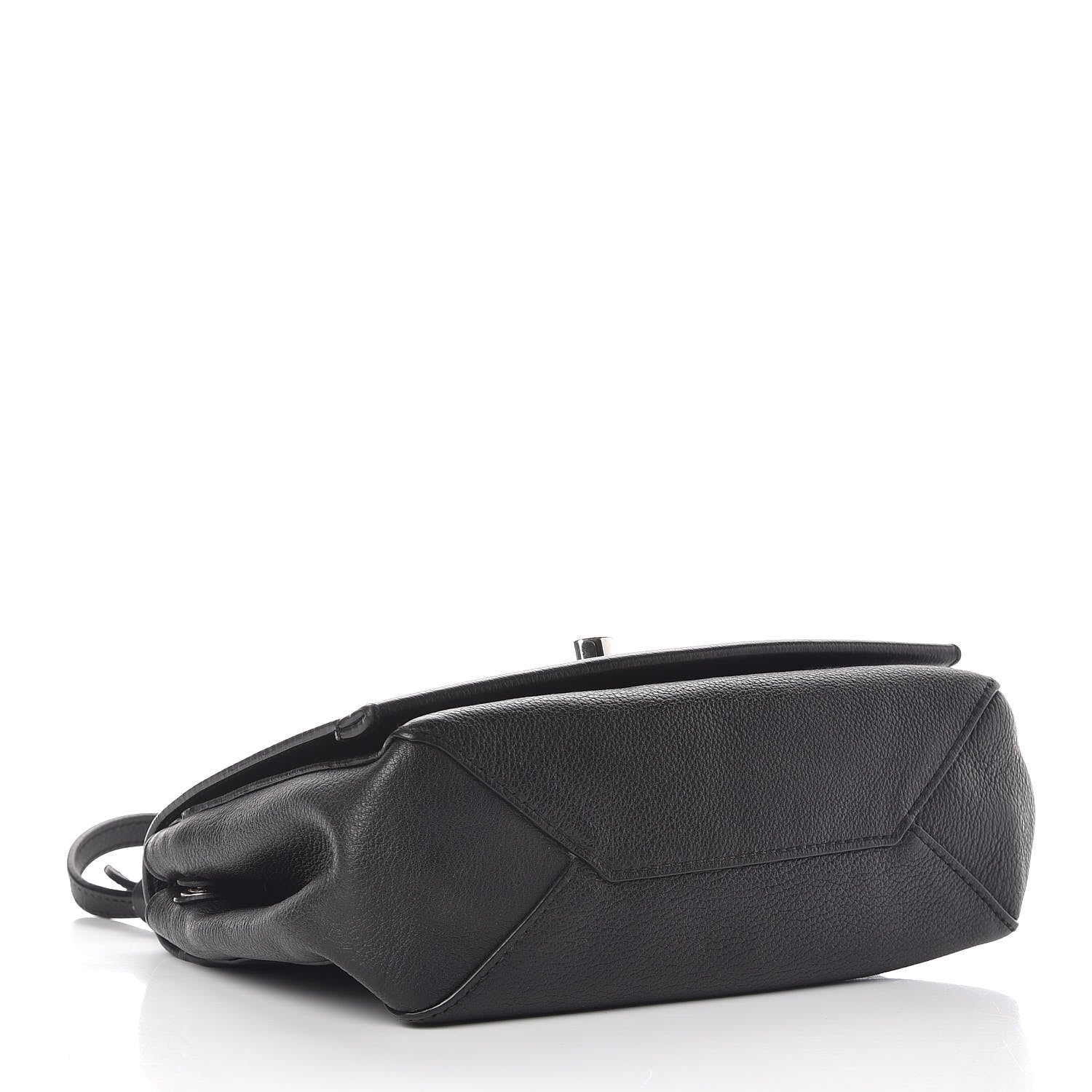 Louis Vuitton Calfskin Lockme II Chain Bag BB Black 4 of 10
