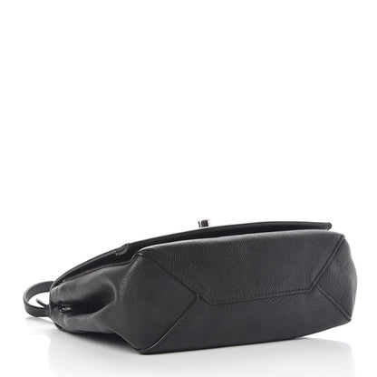 Louis Vuitton Calfskin Lockme II Chain Bag BB Black 4 of 10