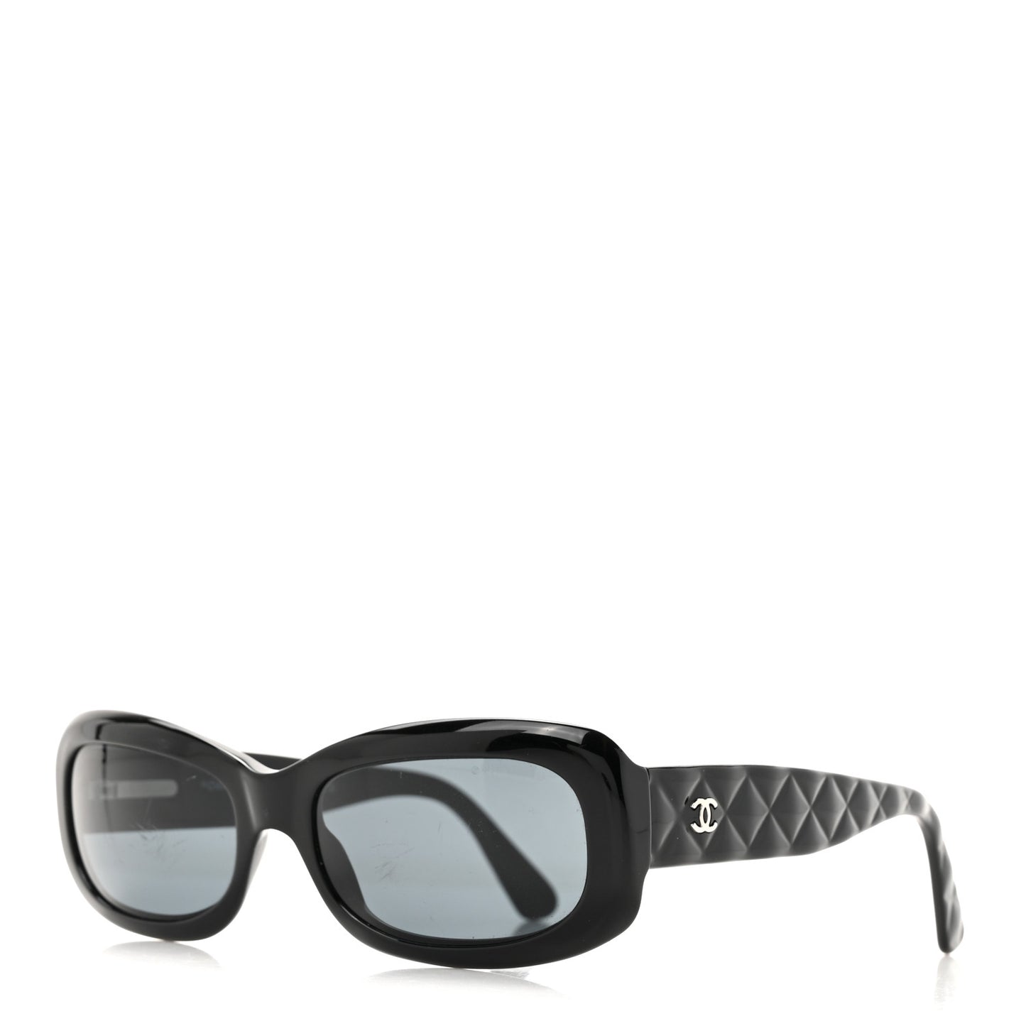 Acetate Quilted Sunglasses 5094 Black