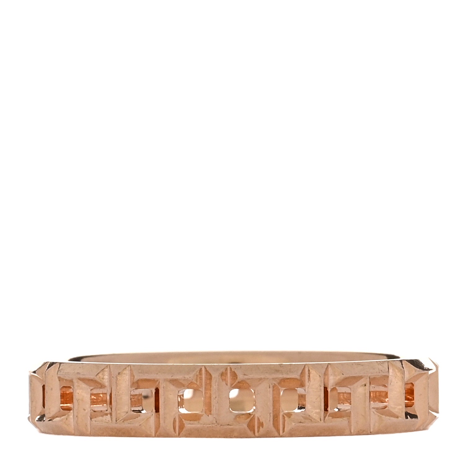 Tiffany 18K Rose Gold Narrow T True Ring 52 6 3 of 5