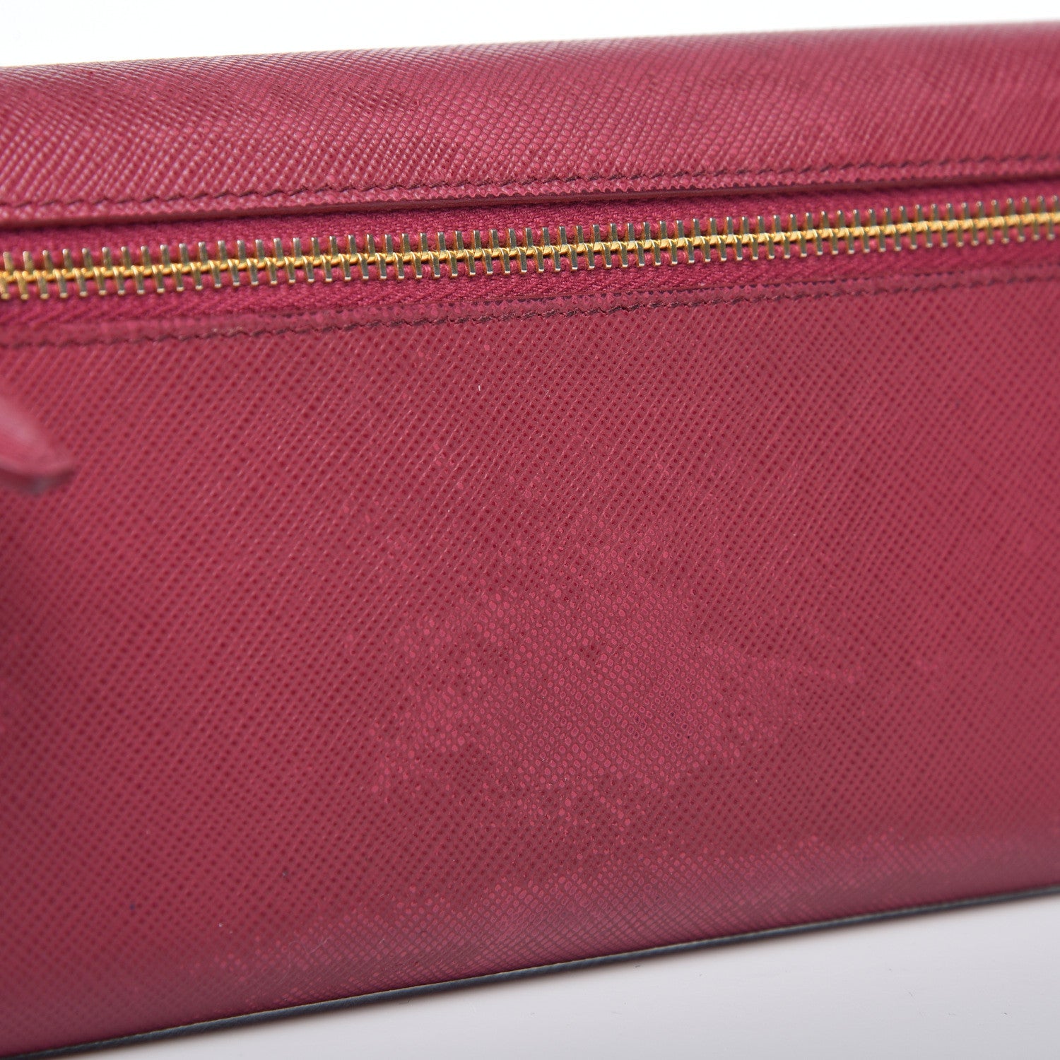 Prada Saffiano Continental Wallet Ibisco Peonia 8 of 15