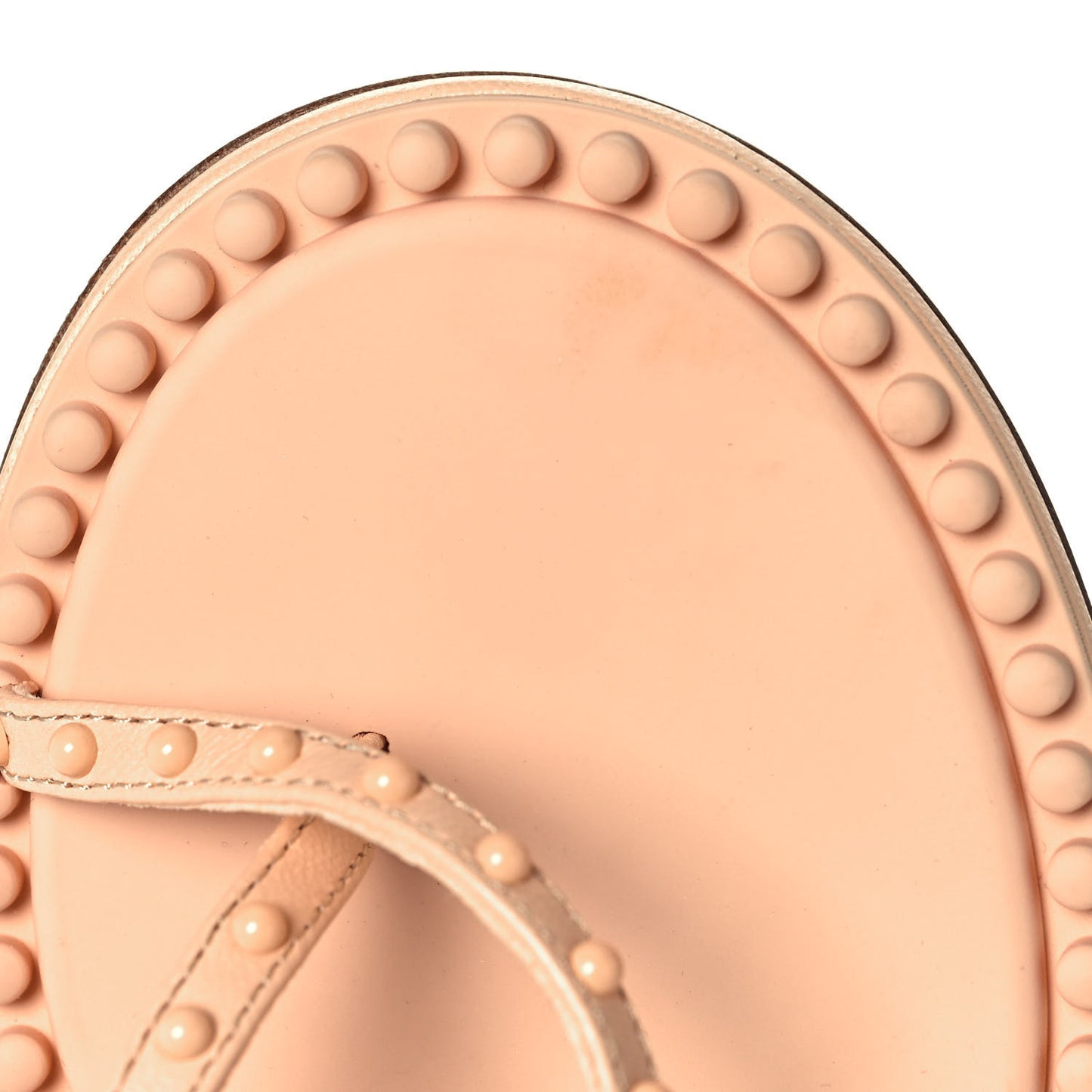 Lambskin Lagoon Bubble 55mm Sandals 38 Macaroon