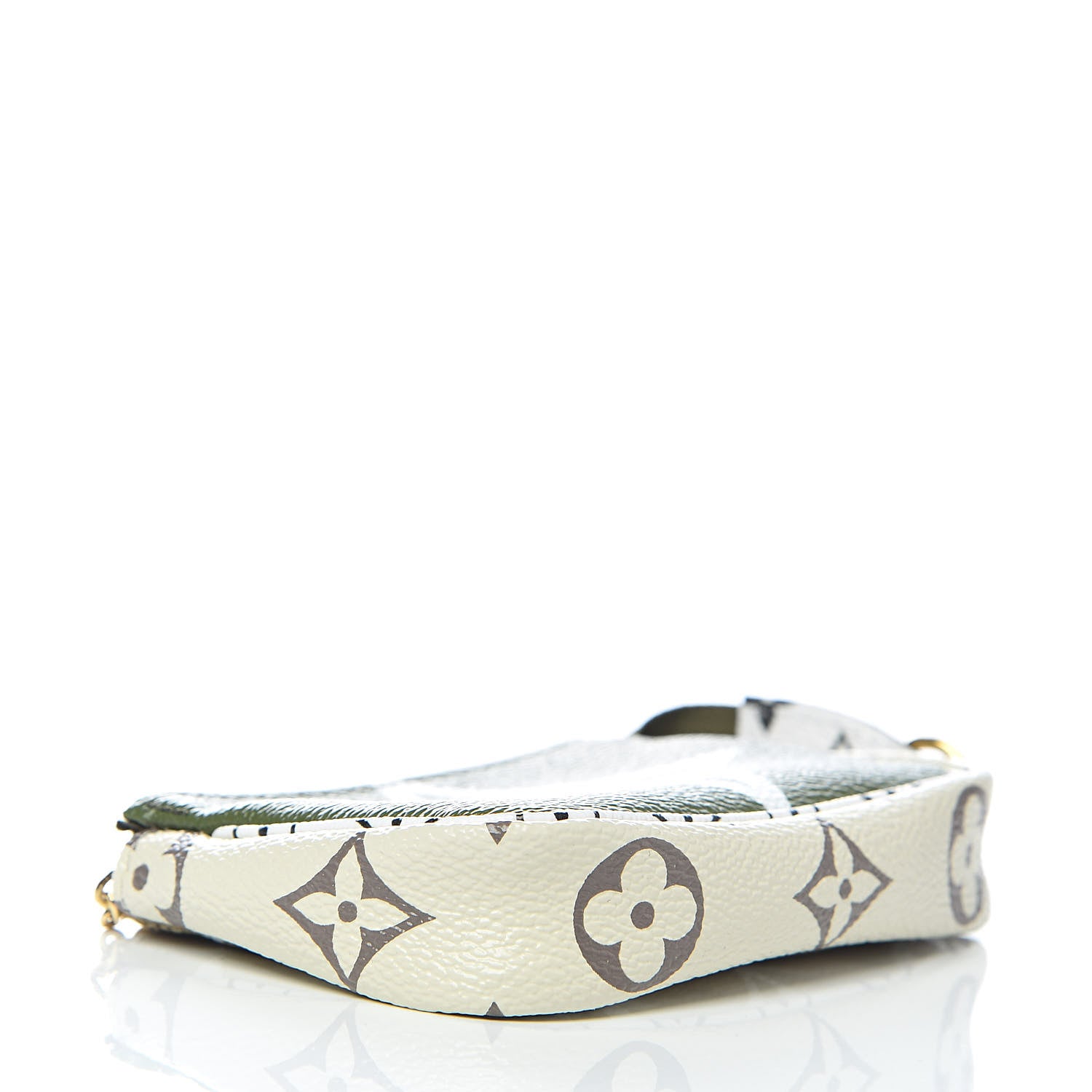 Louis Vuitton Monogram Giant Micro Pochette Accessories Kaki White 4 of 8