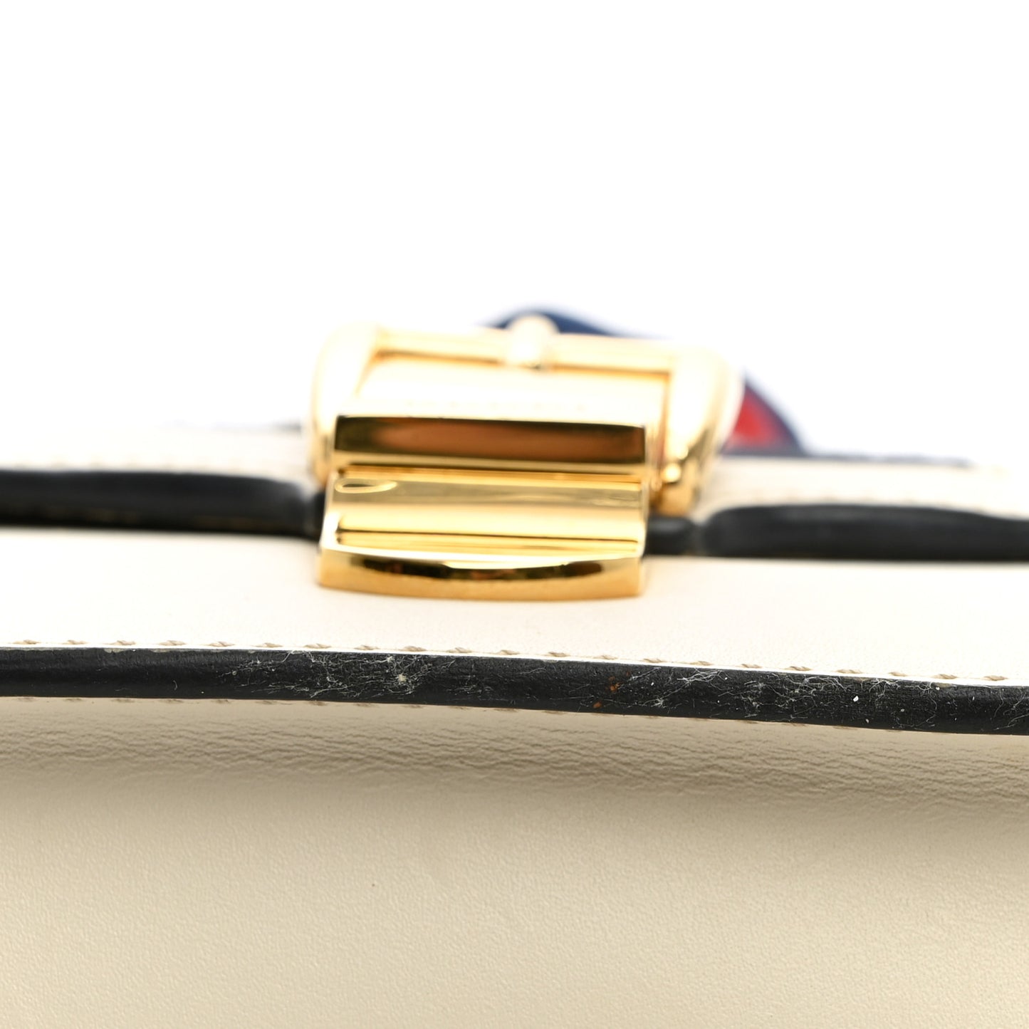 Calfskin Small Sylvie Shoulder Bag Off White