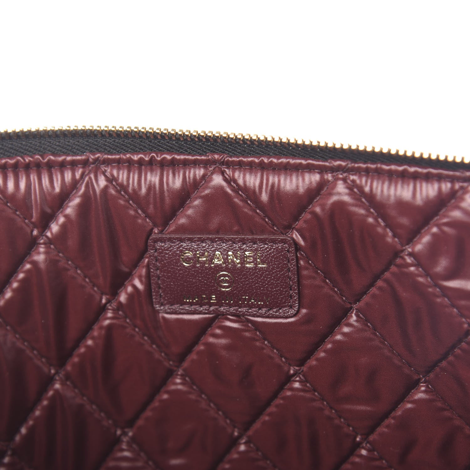 Chanel Lambskin Quilted Large Vintage Mademoiselle Cosmetic Case Black 8 of 11