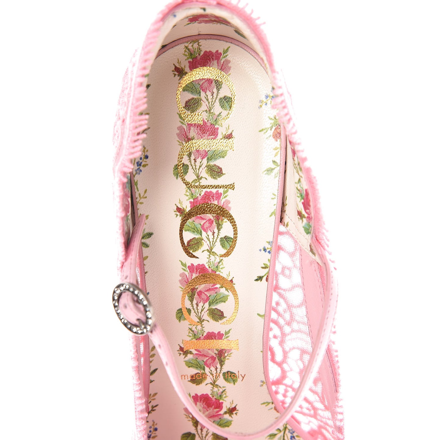 Lace Pizzo Venice Pumps 39.5 Sugar Pink