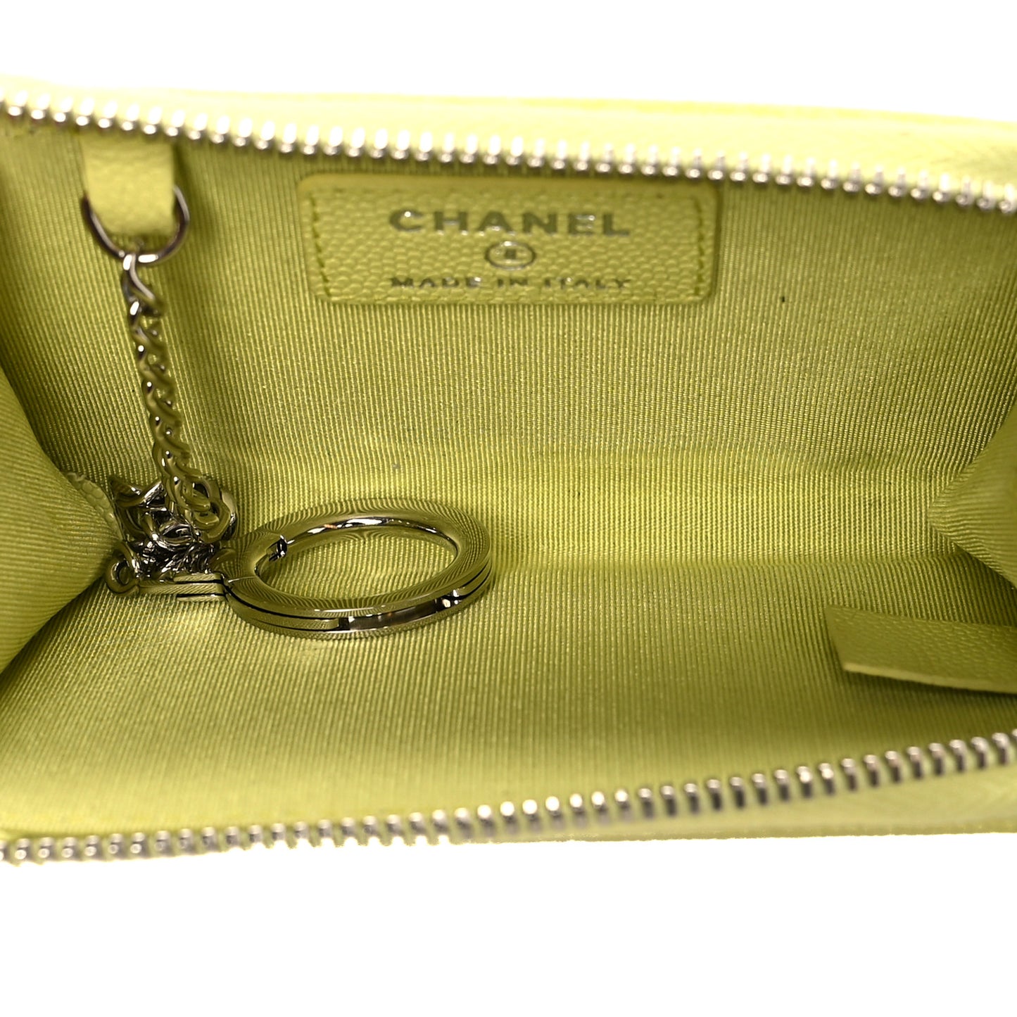 Caviar Key Holder Case Light Pink Light Green