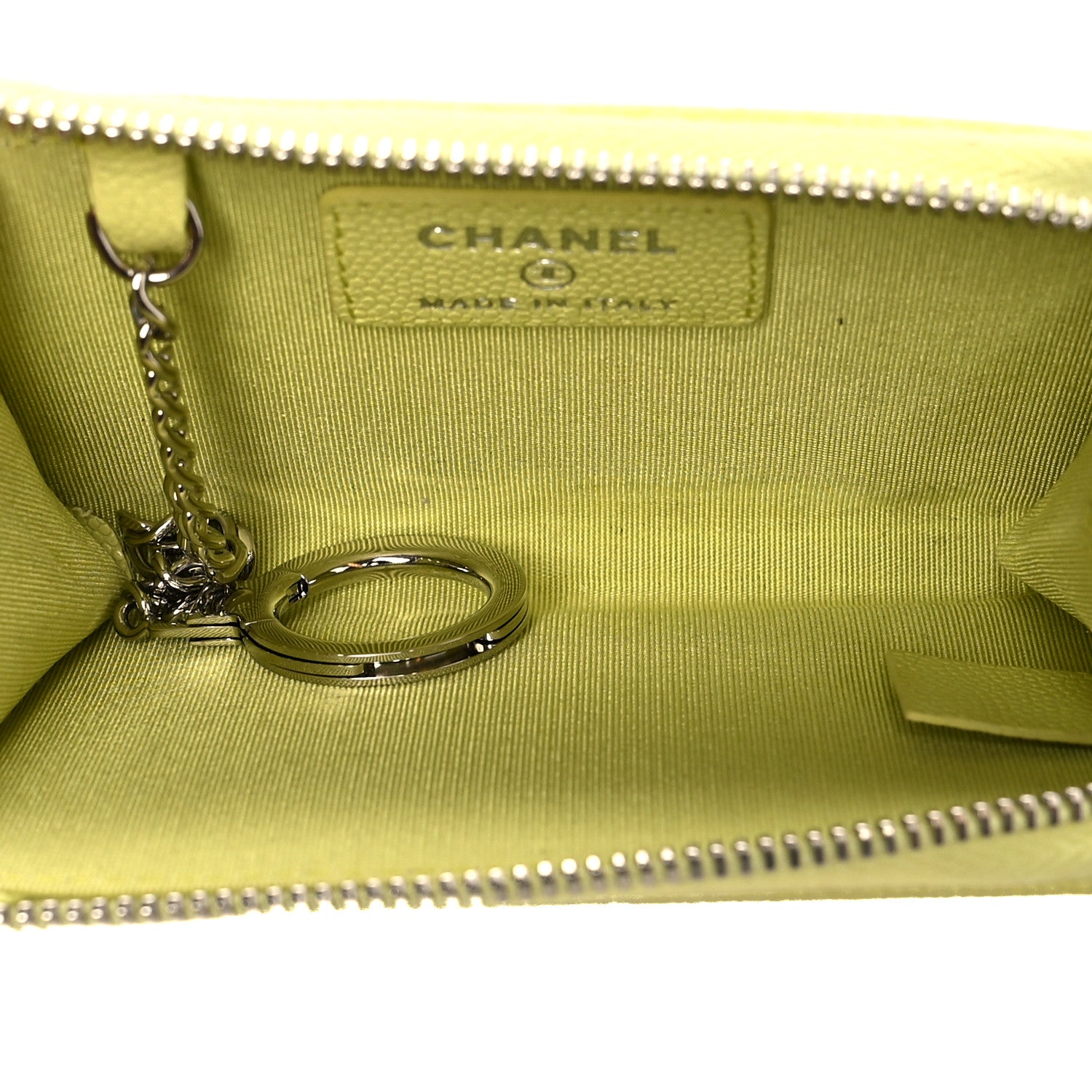 Chanel Caviar Key Holder Case Light Pink Light Green 5 of 11
