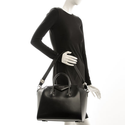 Givenchy Shiny Lord Calfskin Medium Antigona Black 2 of 8