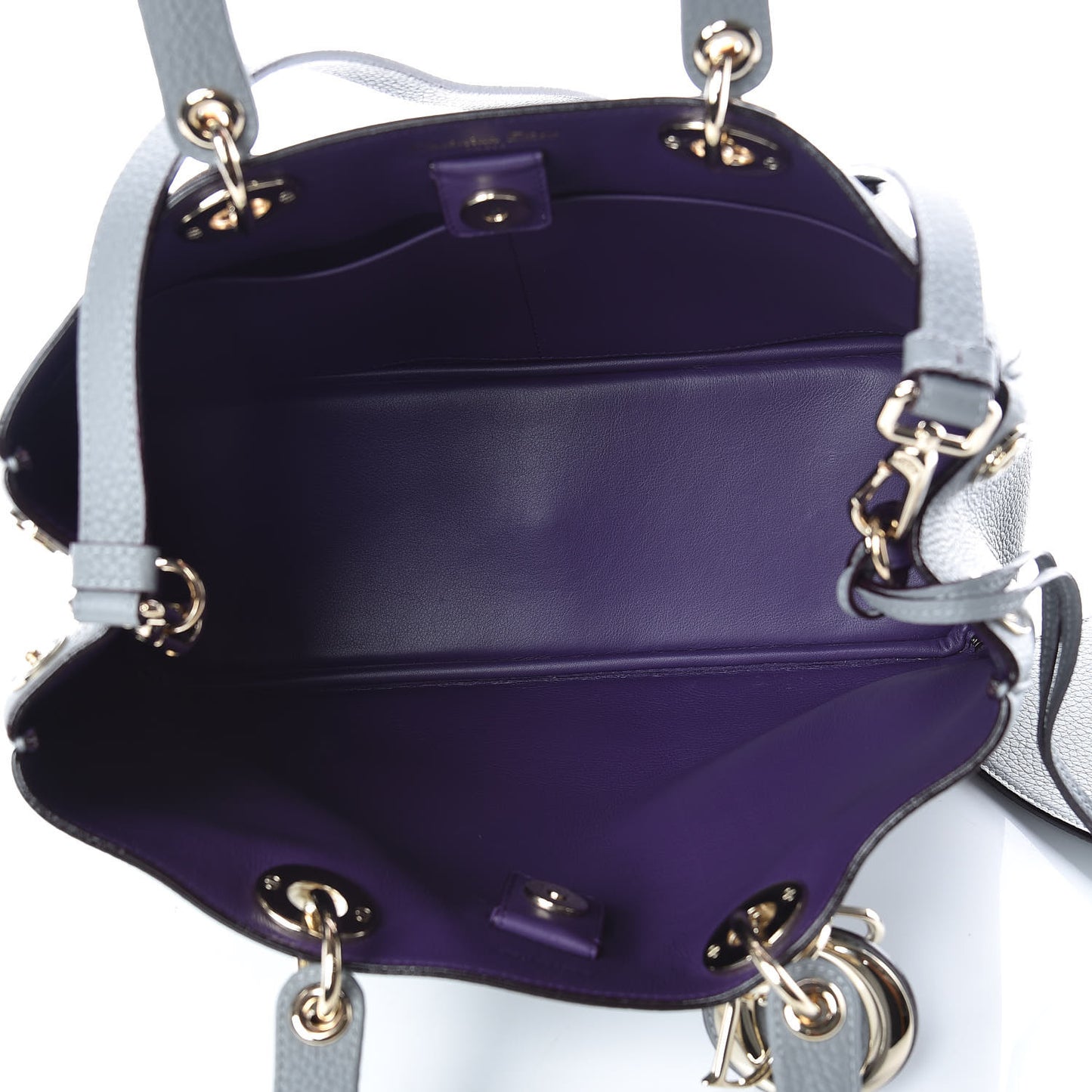Bullcalf Medium Diorissimo Tote Grey