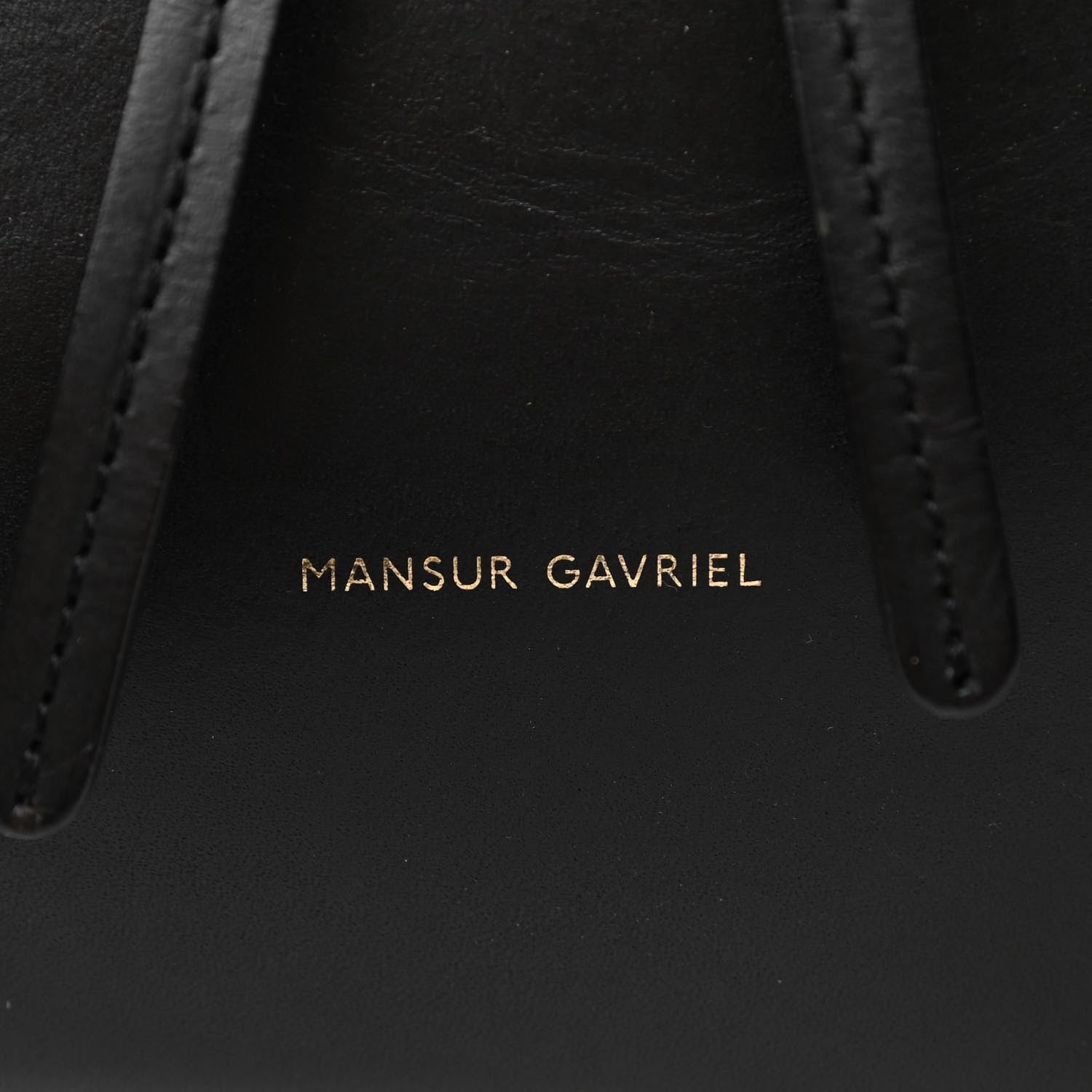 Mansur Gavriel Calfskin Lady Bag Black Flamma 6 of 14
