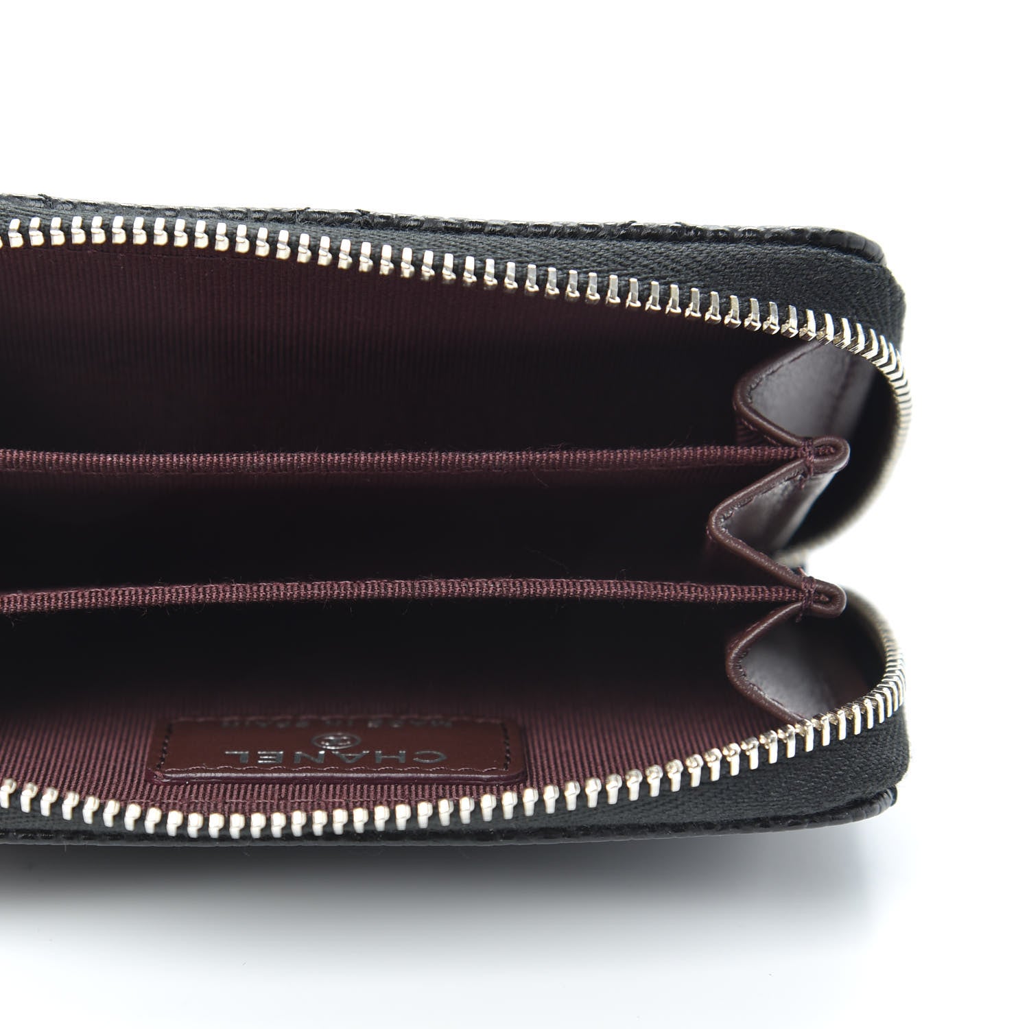 Chanel Caviar Quilted Zip Coin Purse Black 5 of 8
