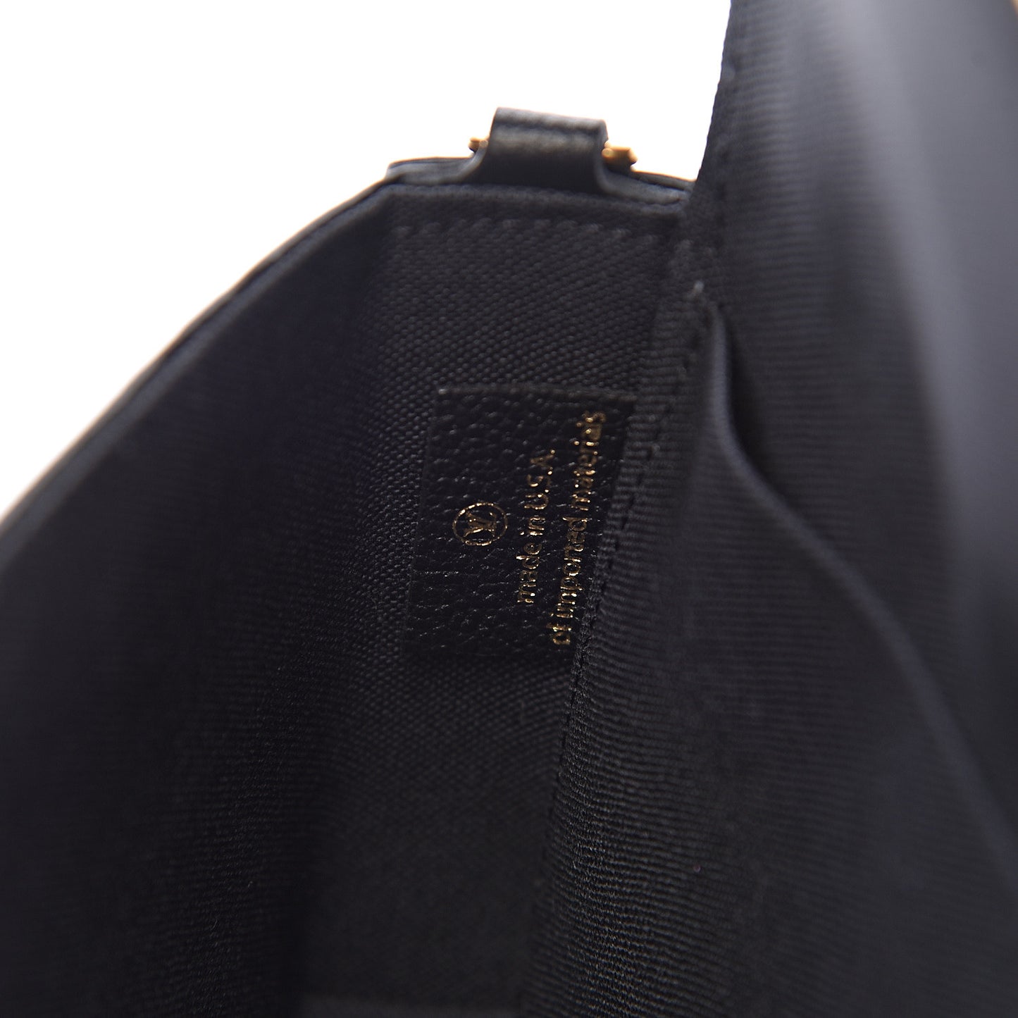 Empreinte Pochette Felicie Chain Wallet Black