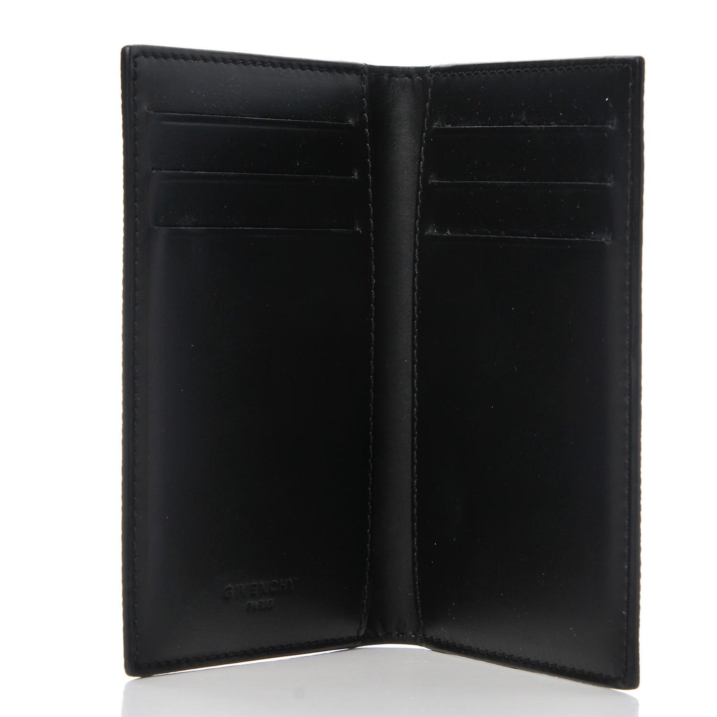 Coated Canvas Star Folding Card Case Brown