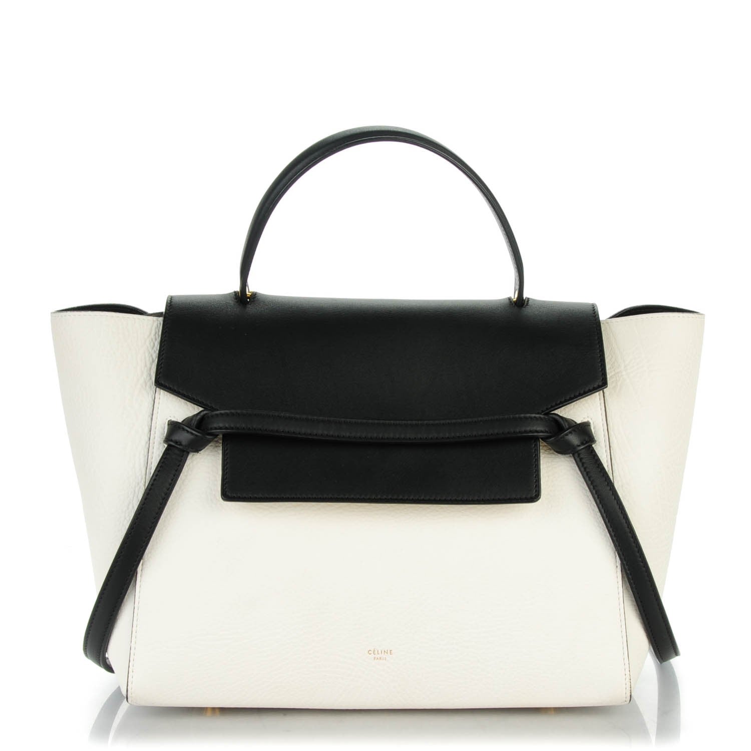 Celine Elephant Calfskin Mini Belt Bag White 1 of 9