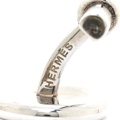 Hermes Sterling Silver Clou de Selle Cufflinks 5 of 8