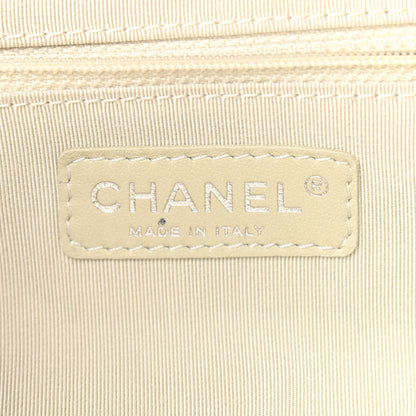 Chanel Washed Lambskin Quilted Medium Chain Around Messenger Black 6 of 10