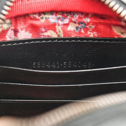 Gucci Calfskin Trapuntata Web Mini GG Shoulder Bag Black 7 of 11