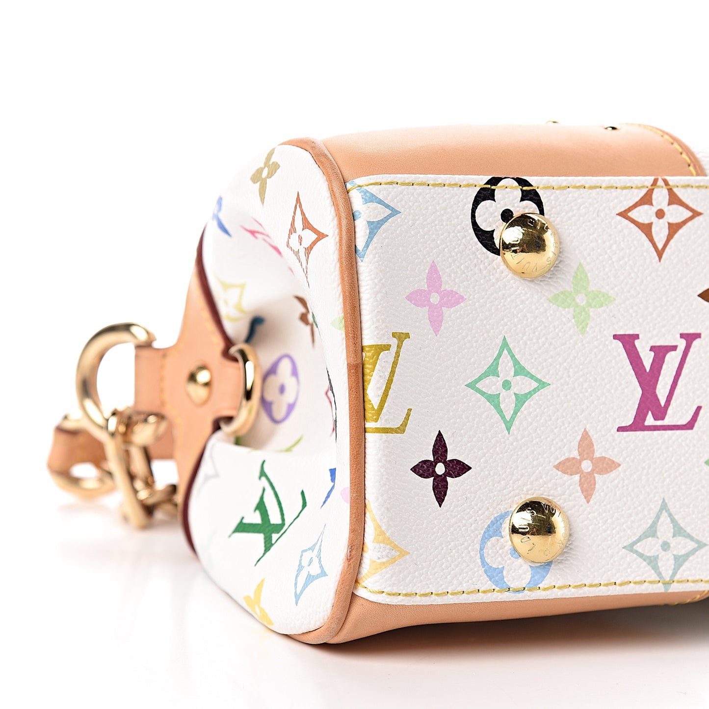 Monogram Multicolor Beverly MM White