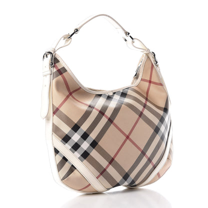 Burberry Supernova Check Large Larkin Hobo White 3 of 20