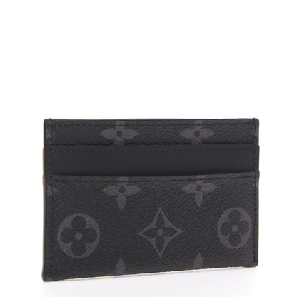 Louis Vuitton Monogram Eclipse Porte-Cartes Double Card Holder 2 of 6