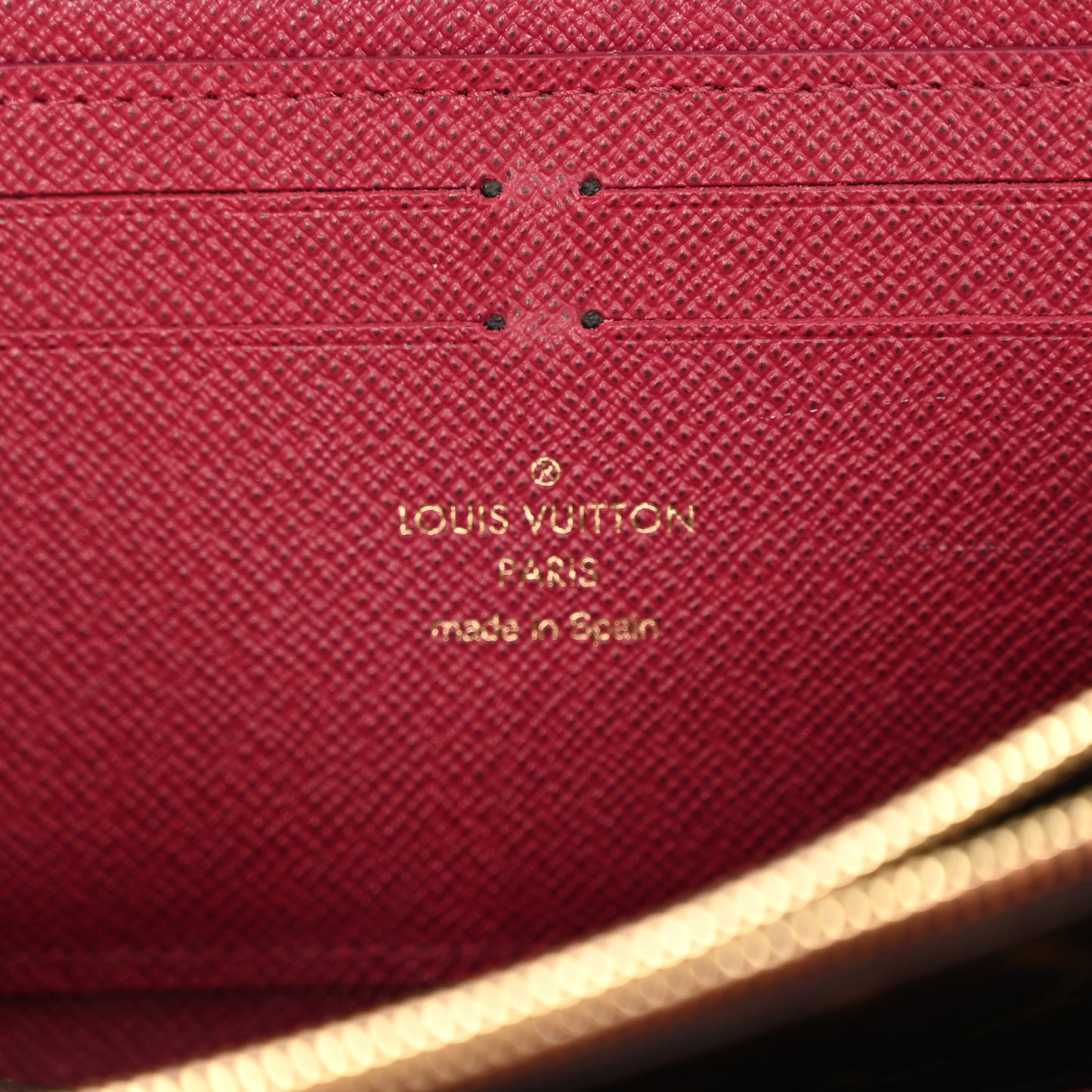 Monogram Clemence Wallet Fuchsia
