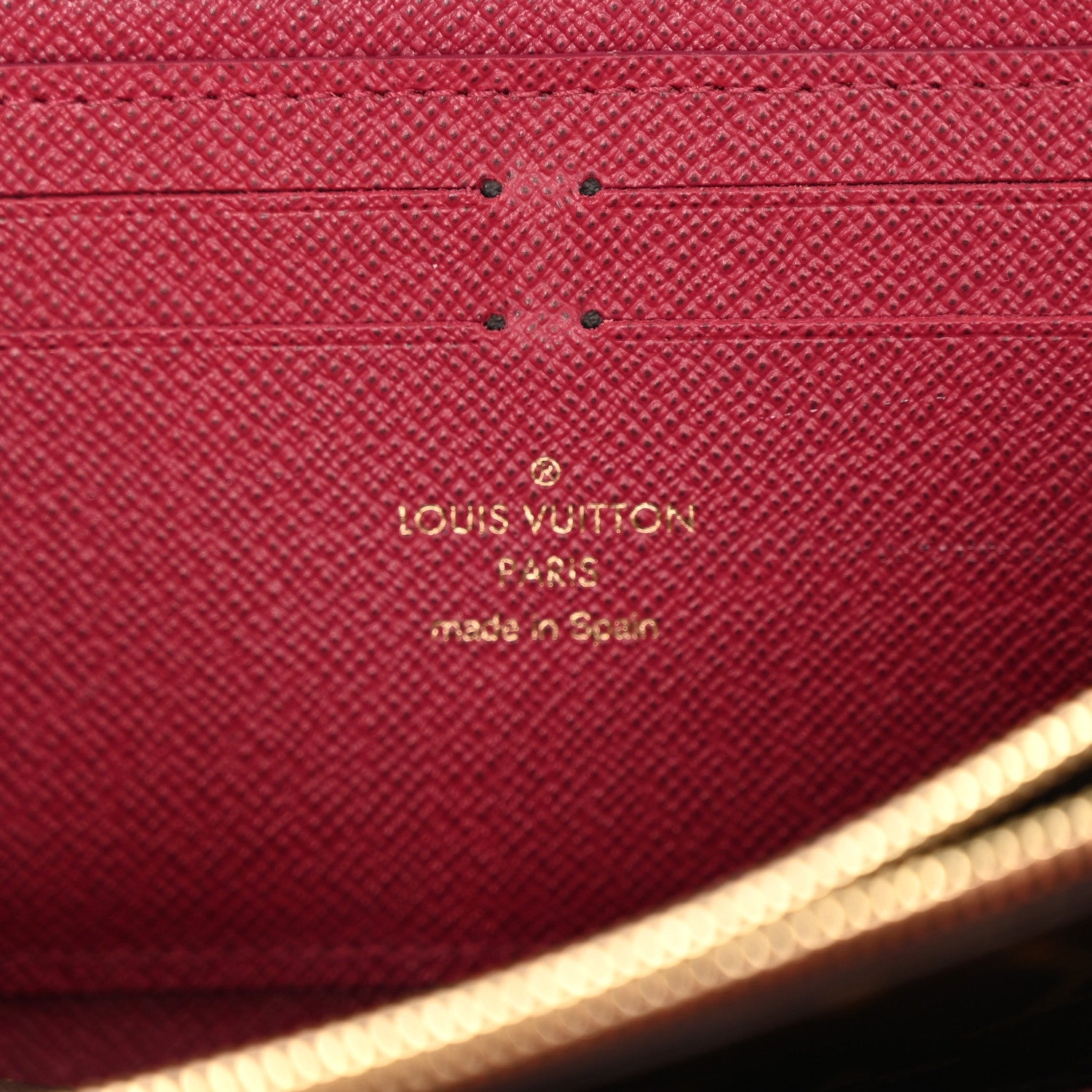 Louis Vuitton Monogram Clemence Wallet Fuchsia 6 of 7