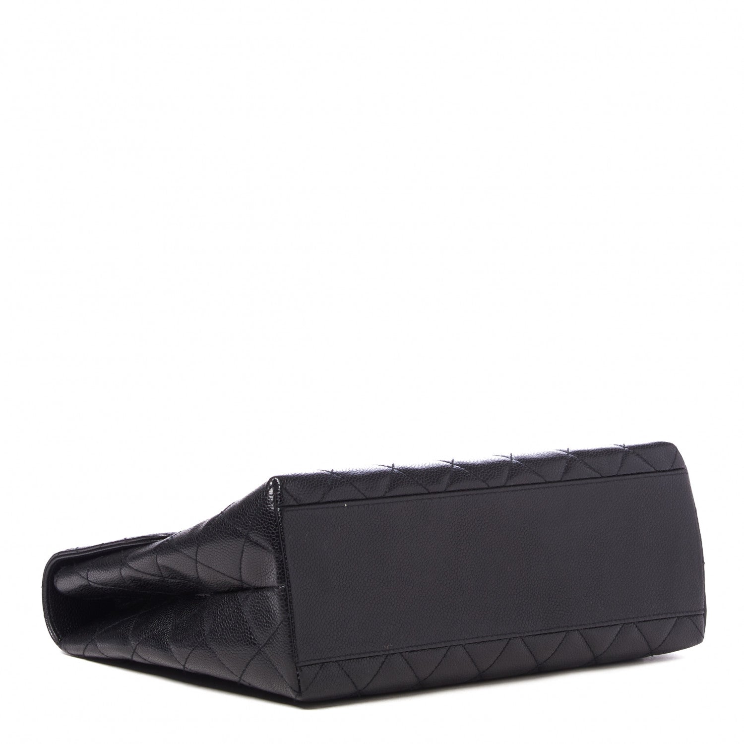 Chanel Caviar Quilted Jumbo Kelly Flap Black 3 of 9