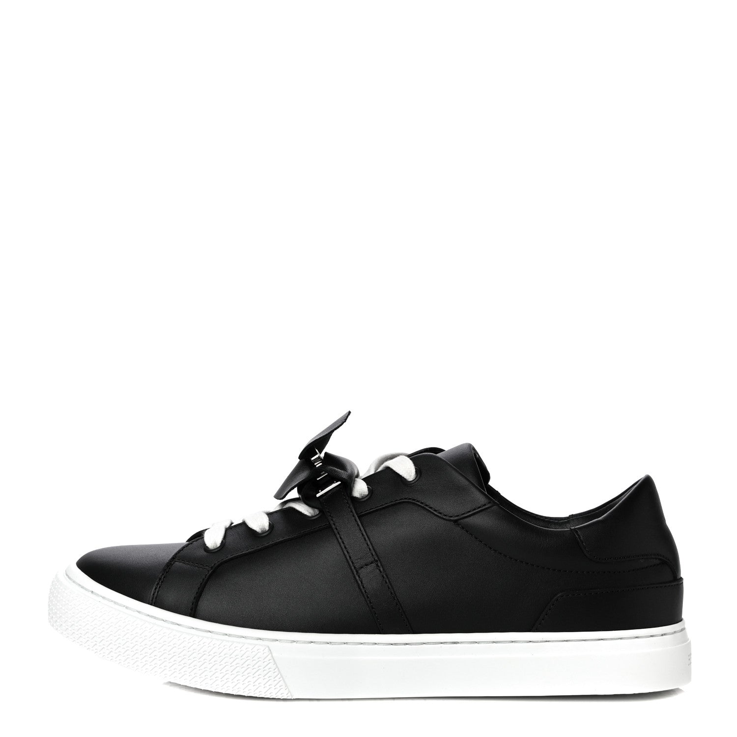 Hermes Calfskin Day Sneakers 40 Black 1 of 14