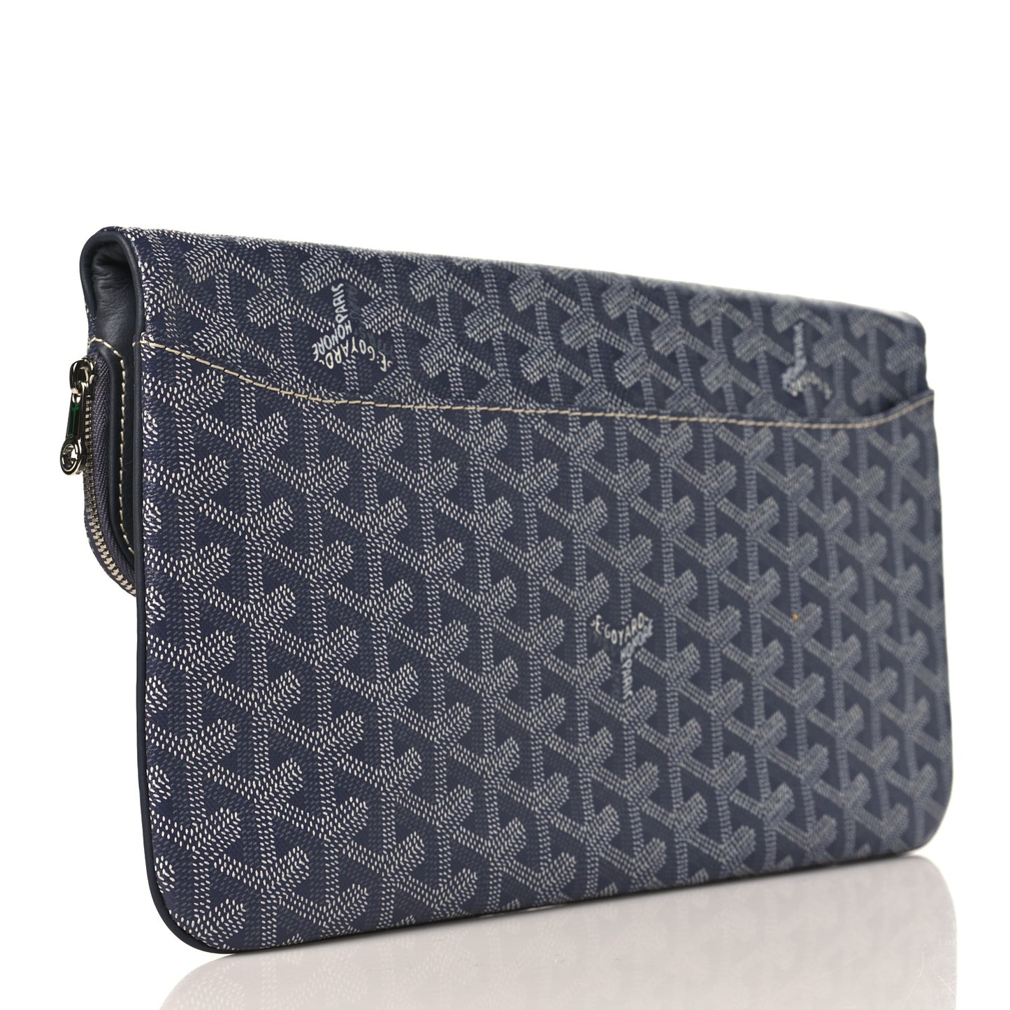 Goyardine Sainte Marie Soft Clutch Grey