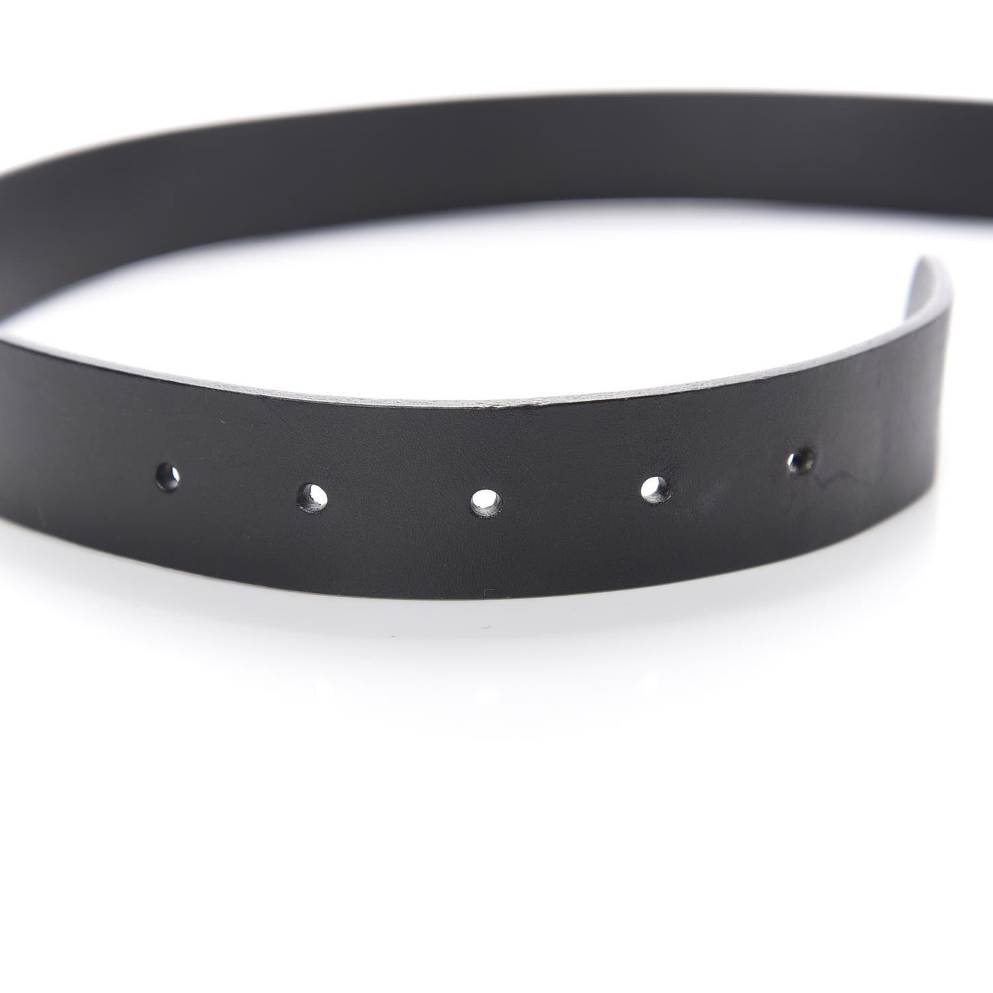 Margaux Calfskin Studded Interlocking G 30mm Belt 70 28 Black