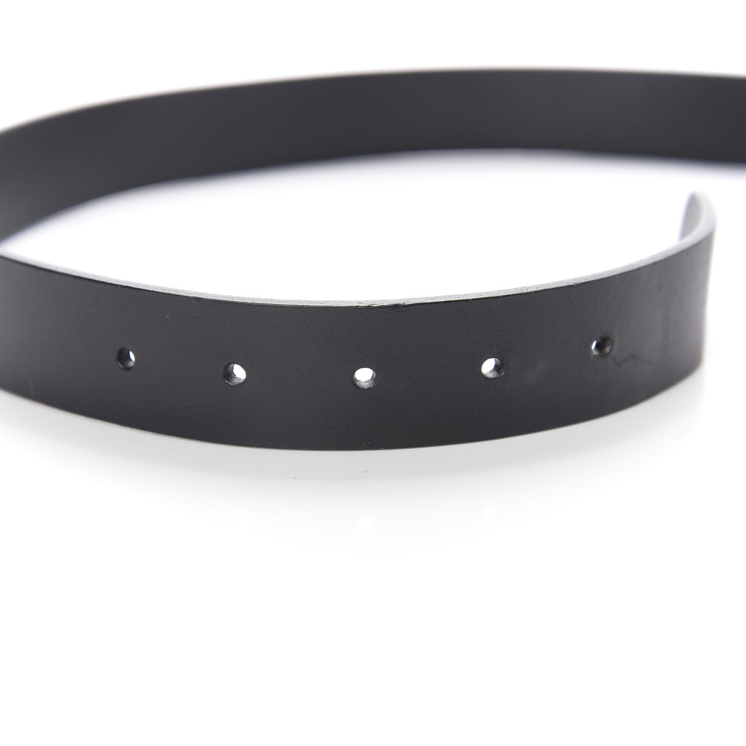 Gucci Margaux Calfskin Studded Interlocking G 30mm Belt 70 28 Black 4 of 5