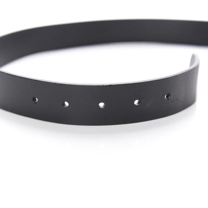 Gucci Margaux Calfskin Studded Interlocking G 30mm Belt 70 28 Black 4 of 5