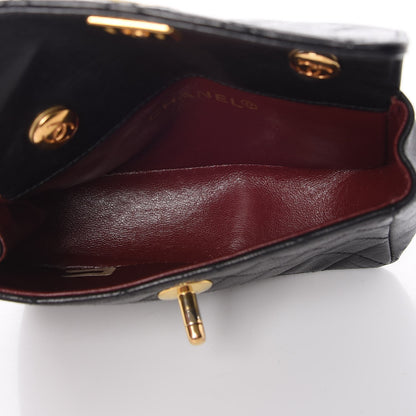 Chanel Lambskin Quilted Extra Mini Flap Black 6 of 9