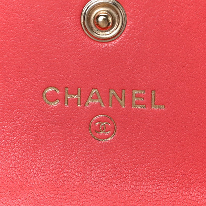 Chanel Calfskin Chevron Quilted Medium Boy Flap Wallet Pink 6 of 9