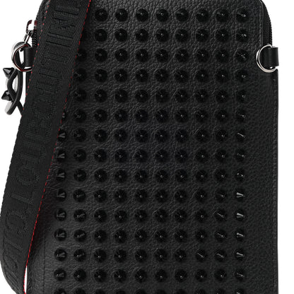 Christian Louboutin Empire Calfskin Spikes Loubilab Clutch Black 7 of 8