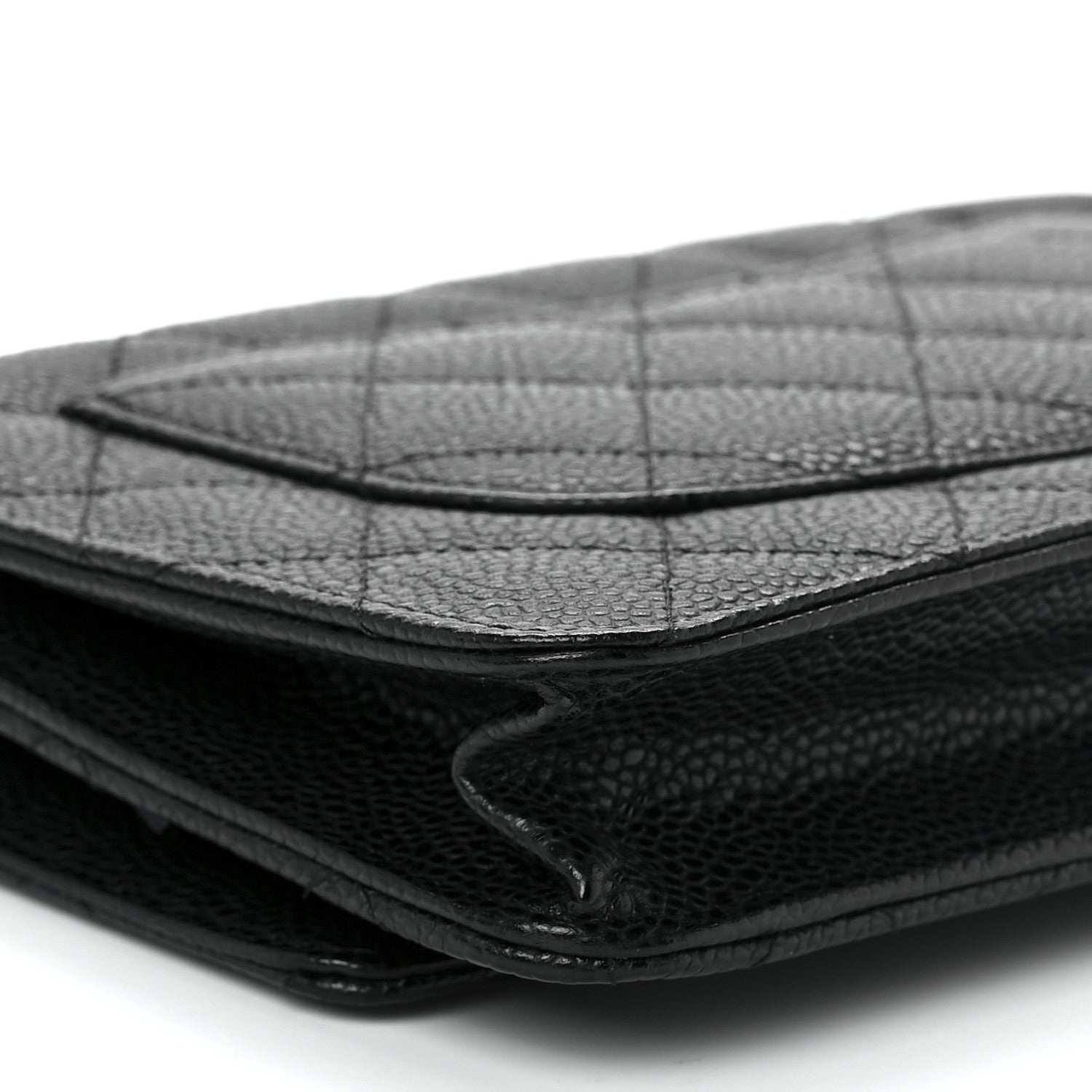 Chanel Caviar Quilted Wallet On Chain WOC Black 9 of 11