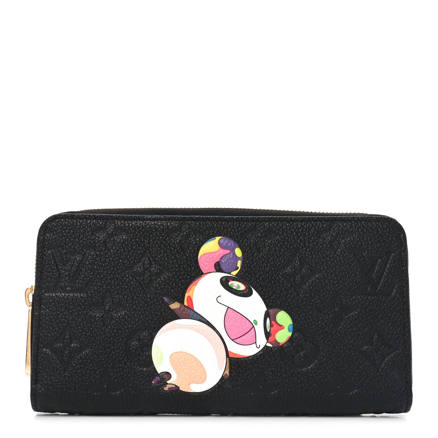Louis Vuitton LV X TM Empreinte Monogram Panda Zippy Wallet Black 1 of 6