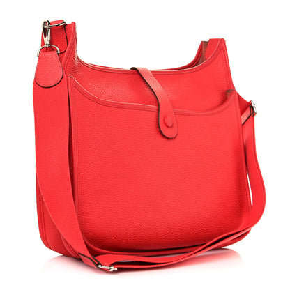 Hermes Taurillon Clemence Evelyne III GM Rose Jaipur 2 of 13