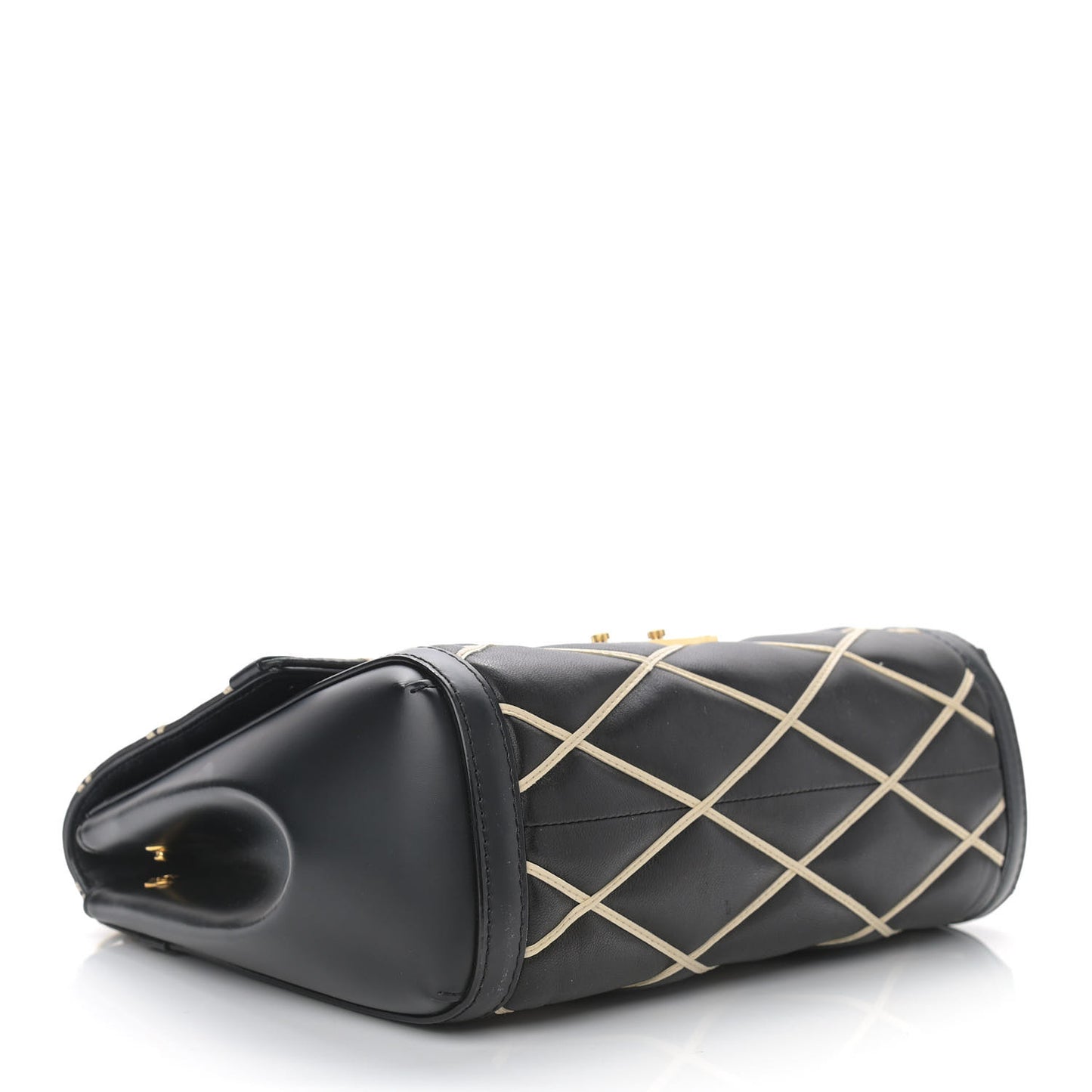 Lambskin Malletage Pochette Flap Black