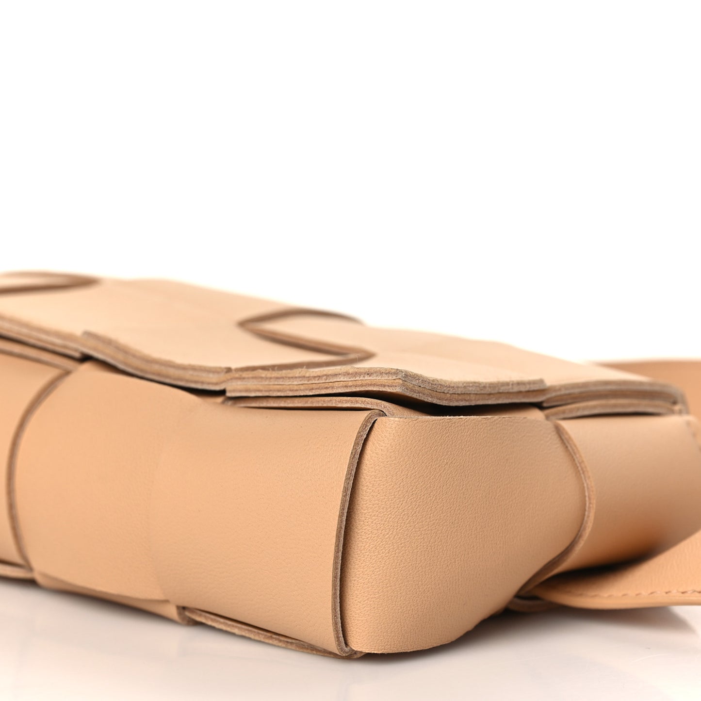 Nappa Maxi Intreccio The Belt Cassette Bag Almond